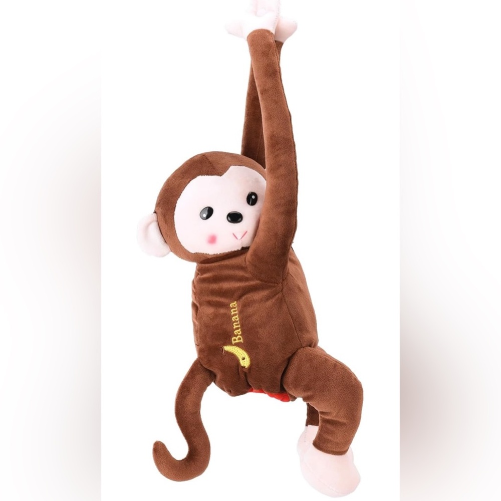 Brown Plush Monkey Toy